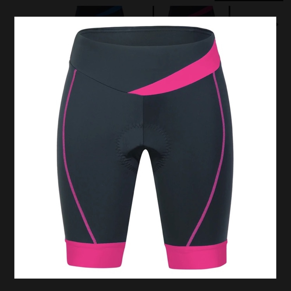 WOMENS PADDING BIKE SHORTS WITH 3D GEL FOR CYCLING, SPINNING, ROAD BIKING